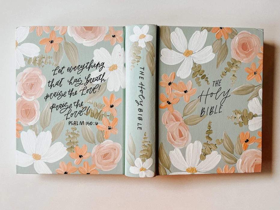 Good Hand-painted Journaling Bible